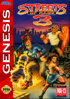 Streets Of Rage 3 box art