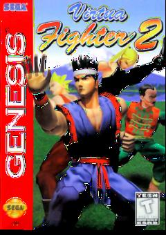 Virtua Fighter 2 box art