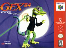 Gex 64 Enter the Gecko box art