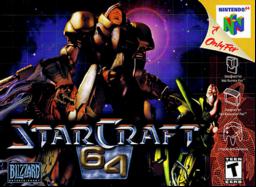 StarCraft 64 box art